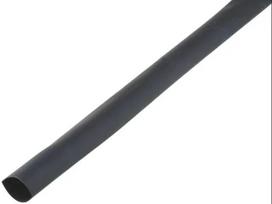 Termovamzdelis su klijais 4.8/1.6mm, juodas, 1m