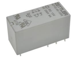 Relė 12VDC; 8A; 2CO; 360Ω; Zettler