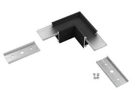 Jungtis LED profiliams LINEA20 kampinė angular 90°, juoda