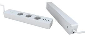 Išmanusis Wi-Fi ilgiklis, 3680W, su energijos matavimu, USB A + USB C, TUYA / Smart Life, WOOX