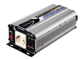 Įtampos keitiklis 12Vdc/230Vac 300W(600W) su sinusine išėjimo įtampa, USB, Intelligent