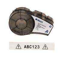 Etiketės vinilinės vidui ir laukui balta 12.7mm x 6.4m  M21-500-595-WT BRADY