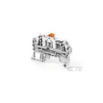 Gnybtas atjungimo, spyruoklinis push in, pilkas, 5.2mm, 2 pozicijos, montuojamas ant DIN bėgelio  ENTRELEC