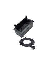Ilgiklis montuojamas balde INBOX, 2x Schuko, 1x USB A, 1x USB-C, HDMI, RJ45, su 1.5m ilgio laidu, juodas