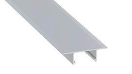 Profilis aliuminis anoduotas LED juostoms įleidžiamas, priglaistomas, PLATO, 3m