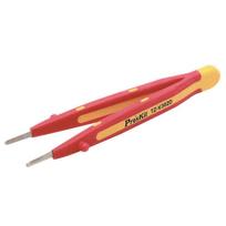 Pincetas elektrikams 1000V 145mm nerūdijančio plieno plačiais galais TZ-V302D Pro'sKit