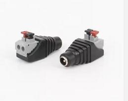 Maitinimo lizdas DC 2.1x5.5 mm izoliuotas užspaudžiamias kontaktais