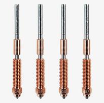 3D spausdintuvo purkštukų komplektas "Unicorn" 2x0.4mm 1x0.6mm 1x0.8mm skirti K1C / ENDER-3V3 / K1MAX su atnaujintu kaitikliu CREALITY