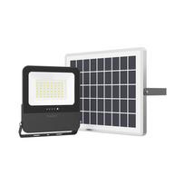 Lauko šviestuvas su saulės panele, judesio jutikliu ir pulteliu, 30W, 1200lm, CCT