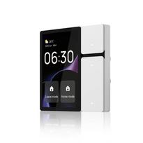 Išmanių namų TUYA valdymo panelė, 3.5'' LCD, Wi-Fi, IR valdymas, su trimis fiziniais jungikliais, balta