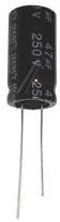 Elektrolitinis kondensatorius 47uF 250V 105° 12.5X20mm RoHS