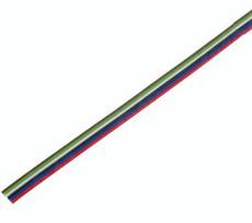 Kabelis plokščias 6x0.124mm² TLWY, spalvotas