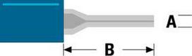 Antgalis prispaudimui 1.9mm mėlynas 1.5-2.5mm² laidui (ST-121) RoHS