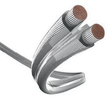 Laidas kolonėlėms 2x1.5mm² daugiagyslis skaidrus sidabruotas inakustik Premium