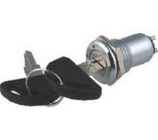 Jungiklis su raktu, OFF-ON-ON; 3k. 3 pad. fiks 1A/ 250VAC SP3T