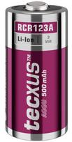 Akumuliatorius 3.2V 500mAh Li-Ion tinka vietoje CR123A baterijų