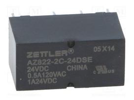 Relė 24VDC; 2A, 2CO; 2880Ω, Zettler