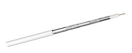 Koaksialinis kabelis Class A++ 8.1mm, varinis 75om, Ø8.1mm, 125dB, baltas