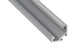 Profilis aliuminis anoduotas LED juostoms kampinis, paviršinis C, 2.02m LUMINES
