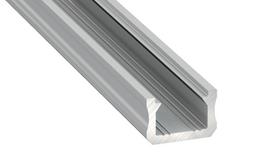 Profilis aliuminis anoduotas LED juostoms SLIM paviršinis, X, 2.02m LUMINES