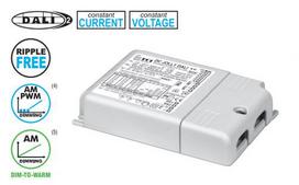 32W maitinimo šaltinis LED 250-700mA 3-48V, DIP-SWITCH, 12V 0.9A, 24V 0.83A, DALI2, AM/PWM, TCI