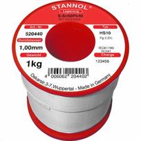 Lydmetalis Sn60Pb40 1.00mm 1000g su fliusu Stannol (tik profesionaliam naudojimui)