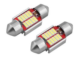 LED lemputės CANBUS 10SMD 4014 Festoon 31mm 12V/24V, 2vnt. AMIO