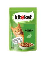 KITEKAT Triušis padaže 85 g suaugusioms katėms