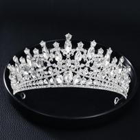 Nuotakos karūna Didelė karūna Tiara Princesė Karalienė Vestuvinė suknelė Vestuvinė karūna Lydinys Didelė karūna