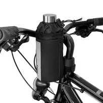 Wozinsky thermal water bottle bag for bike or scooter 1l juodos spalvos (WBB29BK)