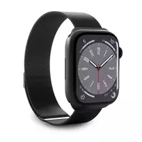 Puro ‘MILANESE’ apyrankė laikrodžiui Apple Watch 42-44-45-49m, juodos spalvos