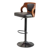 Stilinga LOFT juoda baro kėdė
