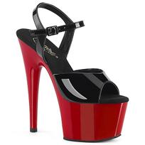 Pleaser Adore-709 Blk Pat/Red 43