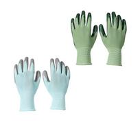 GARDENLINE darbinės pirštinės dengtos nitrilu, 2 vnt, XXXS