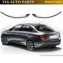 Fiat Tipo 2016 po chromuotas atšvaito rėmelis dešinėje ir kairėje 2 vnt.. nerūdijančio plieno automobilių aksesuarai