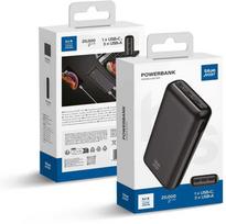 BlueStar Powerbank Blue Star W2015 2.1A 20000 mAh juodas