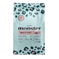 Monster Original Multicat sausas maistas katėms su lašiša ir vištiena
