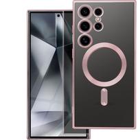 ELECTRO MAG COVER case compatible with MagSafe for SAMSUNG A36 in rose gold