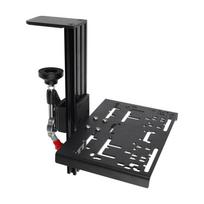 Universalus stalinis laikiklis lenktyniniam Sim Shifter ir rankiniam stabdžiui Logitech G Driving Force Shifter Thrustmaster TH8A/TSS USB rankiniam stabdžiui juoda