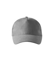 Kepurė su snapeliu MALFINI 5P 307 Unisex, Antique silver 340g/m2