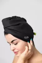 Glov Hair Wrap Sports sportinis plaukų turbanas, juodas