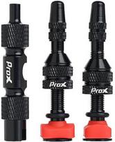 Ventilių komplektas ProX Tubeless + key 40mm black