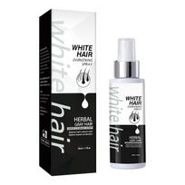 Baltas plaukų lakas, natūralus plaukų tamsinimas, natūralus tamsinimas, organinės plaukų maistinės medžiagos, skatinantys plaukų glotnumą 50 ml One size juoda