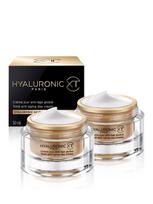 HYALURONIC XT Dieninis veido kremas su hialurono rūgštimi ir kolagenu (Anti-Aging), 2x50 ml