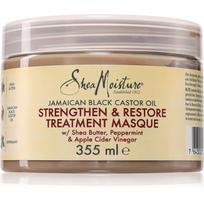 Shea Moisture Jamaican Black Castor Oil Strengthen & Restore stiprinamoji kaukė plaukams 355 ml