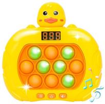 Elektroninis žaidimas „Pop It“ vaikams ir suaugusiems su šviesos diodų ekranu Duck