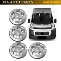 Ratlankių gaubtai, pilki, 4 vnt., 16 colių, skirti Ducato Mk3 2006-2020 m. OEM 1358876080