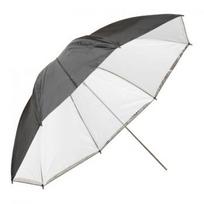 Skėtis juodos-sidabro sp. 110cm