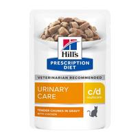 Hill's Prescription Diet Feline c/d guliašas su vištiena katėms, 85 g