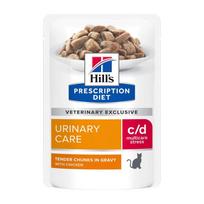 Hill's Prescription Diet Feline c/d Multicare Stress guliašas su vištiena katėms, 85 g